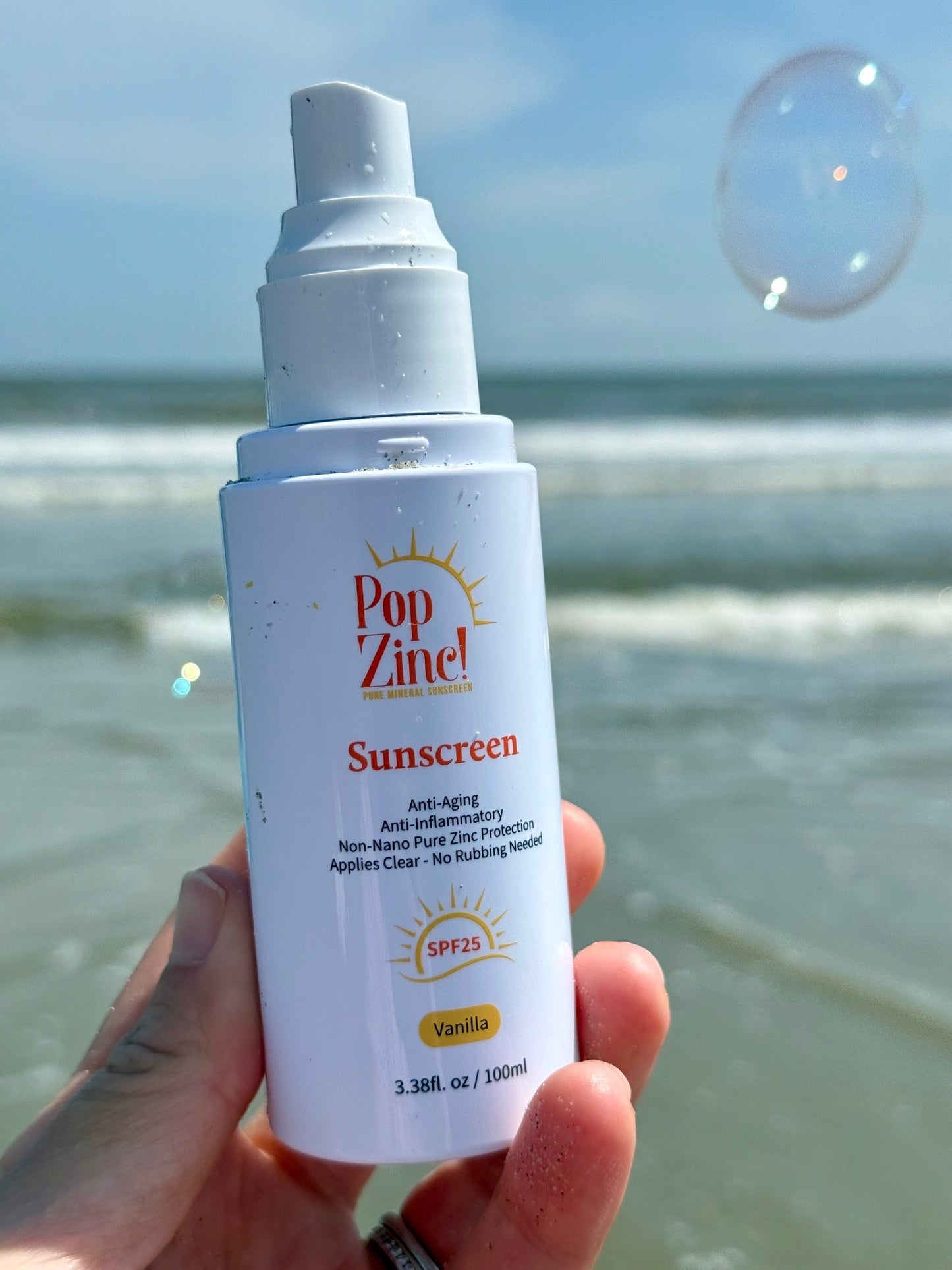 Pop Zinc! Pure Mineral Clear Spray Sunscreen
