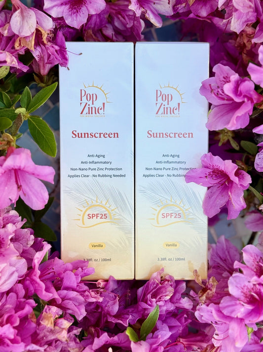[2 PACK] Pop Zinc! Pure Mineral Clear Spray Sunscreen